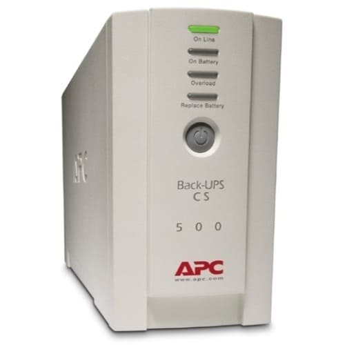 APC by Schneider Electric APC Back-UPS CS 500VA - Torre - Recarga de 8 horas