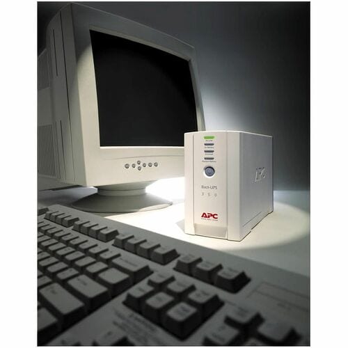 Onduleur APC Back-UPS CS 350 VA - Tour - Recharge en 8 heures - Autonomie en veille de 6,60 minutes