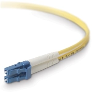 Cable de conexión de fibra óptica dúplex monomodo Belkin LC