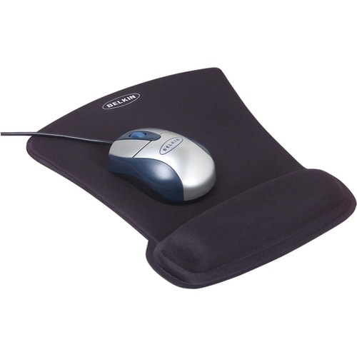 Tapis de souris Belkin WaveRest Gel (noir), 1 paquet - Noir