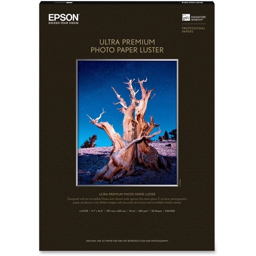 PAPEL FOTOGRÁFICO BRILLANTE PREMIUM 50 HOJAS 11.7X16.5 PIES