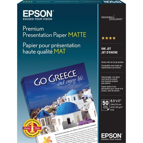50 SHEETS PREMIUM PRESENTATION PAPER MATTE LETTER SIZE
