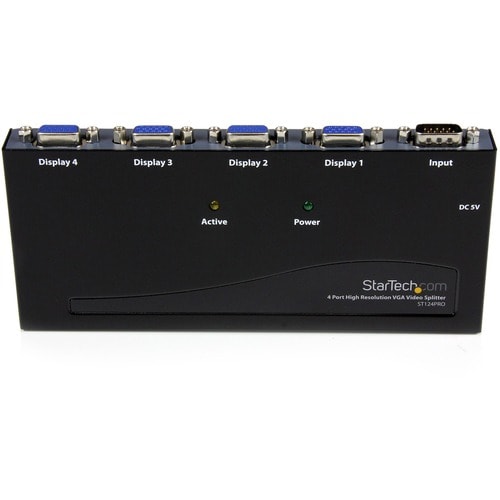 StarTech.com 4 Port High Resolution VGA Video Splitter
