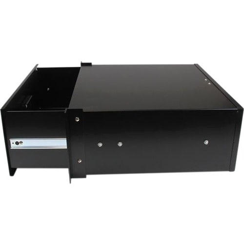 StarTech.com 4U Black Steel Storage Drawer for 19in Racks and Cabinets