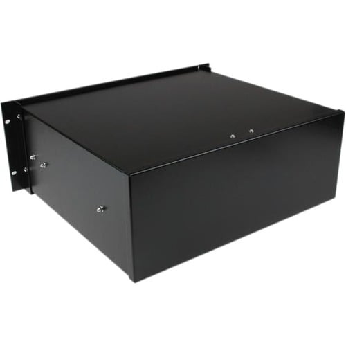 StarTech.com 4U Black Steel Storage Drawer for 19in Racks and Cabinets