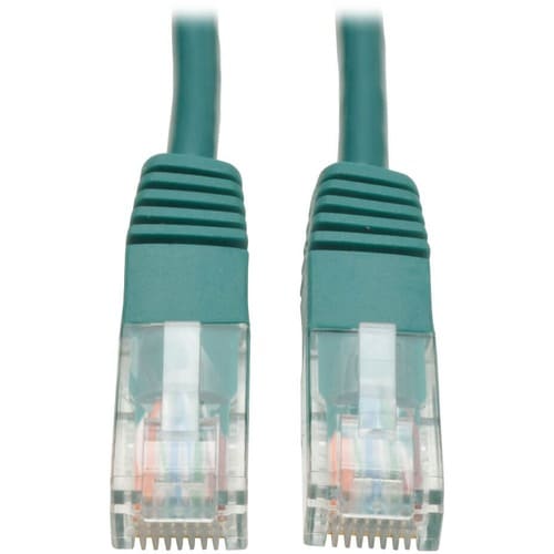 Tripp Lite Cat5e Patch Cable - 5ft - 1 x RJ-45 Male - 1 x RJ-45 Male - Green