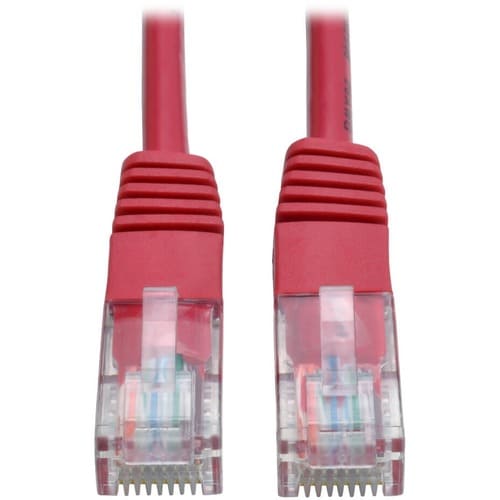 Tripp Lite Cat5e Patch Cable - 7ft - 1 x RJ-45 Male - 1 x RJ-45 Male - Red