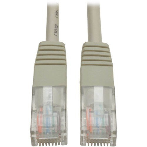 Tripp Lite Cat5e Patch Cable - 10ft - 1 x RJ-45 Male - 1 x RJ-45 Male - Gray