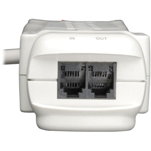Multiprise Tripp Lite avec parasurtenseur 120 V, 7 prises RJ11, cordon de 1,8 m, 1080 V