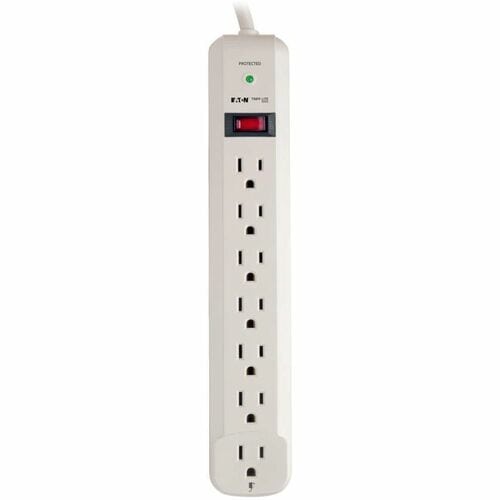 Tripp Lite Protect It! Seven-Outlet Surge Suppressor - Silver - NEMA 5
