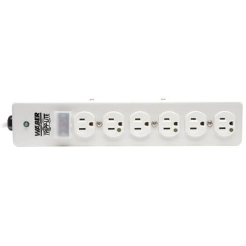 Tripp Lite 6 Outlet Commercial-Grade Surge Suppressor - Receptacles: 6