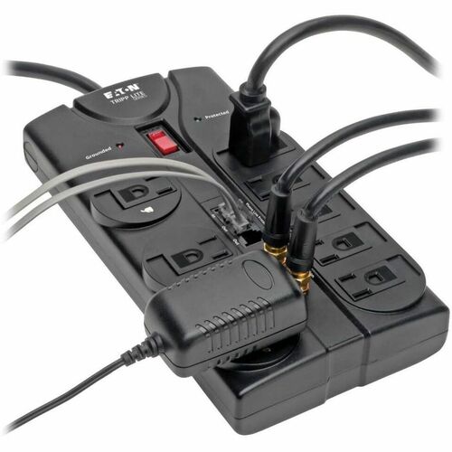 Tripp Lite ProtectIT TLP808TELTV 8 Outlets 120V Surge Suppressor - Rec