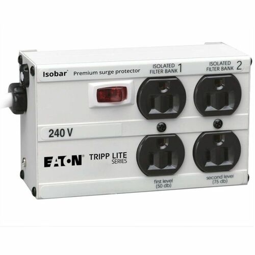 Tripp Lite Isobar IB4-6/220 Surge Suppressor - Receptacles: 4 x NEMA 5-15R - 330J