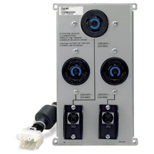APC by Schneider Electric APC - Kit de plaque arrière - 3 x NEMA L6-20R femelle