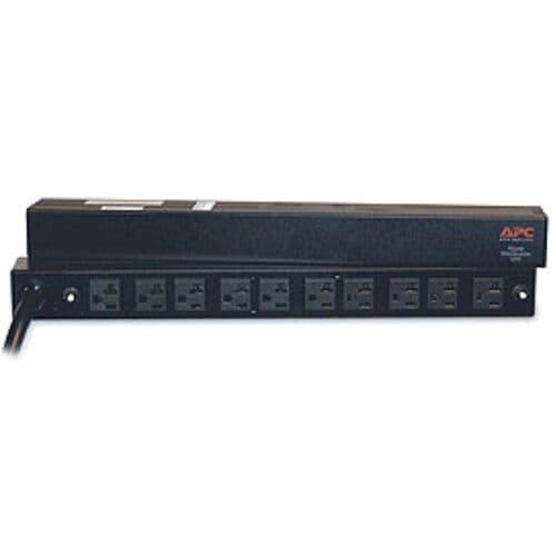 Unité de distribution d'alimentation (PDU) APC Basic Rack 2,88 kVA - 10 x NEMA 5-20R - 2,88 kVA - Rack 19" 1U -