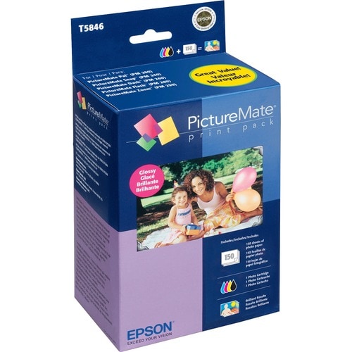 PICTUREMATE PAL/SNAP/FLASH PRINT PACK GLOSSY 150 SHEETS