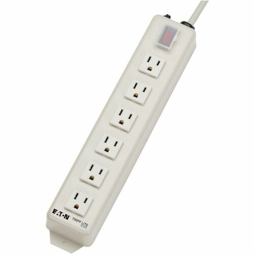 Regleta de enchufes Tripp Lite de 120 V, 5-15R, 6 tomas metálicas, cable de 4,5 m, 5-15P, NEMA