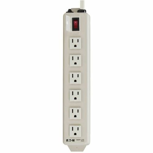 Regleta de enchufes Tripp Lite de 120 V, 5-15R, 6 tomas metálicas, cable de 4,5 m, 5-15P, NEMA