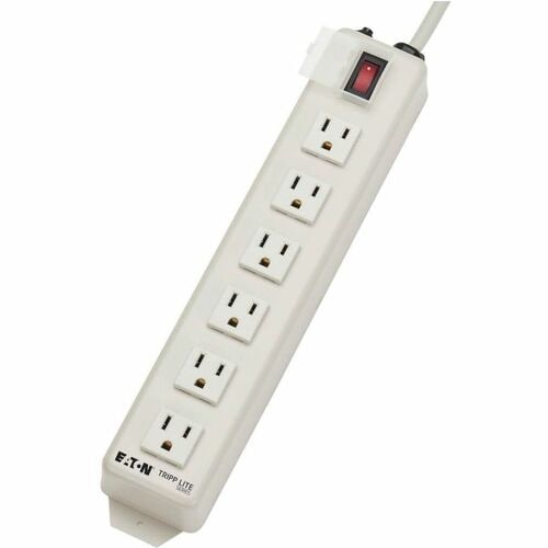 Regleta de enchufes Tripp Lite de 120 V, 5-15R, 6 tomas metálicas, cable de 4,5 m, 5-15P, NEMA