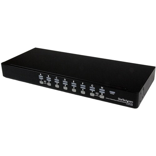 Conmutador KVM PS2 USB de 16 puertos para montaje en rack 1U con OSD