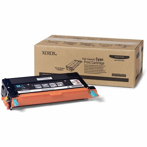 Xerox Original Toner Cartridge - Laser - Cyan - 1 Each