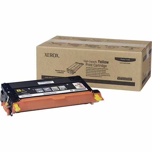 Cartouche de toner Xerox d'origine - Laser - 6 000 pages - Jaune