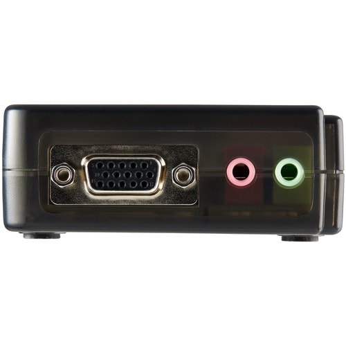 COMMUTATEUR KVM USB VGA 4 PORTS AVEC AUDIO ET CÂBLES