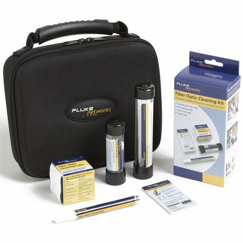 ESTUCHE PARA KIT DE LIMPIEZA DE FIBRA ÓPTICA, CUBO, BOLÍGRAFO, 1,25, 2,5 HISOPOS, 10 TARJETAS