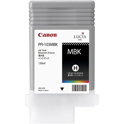 Canon PFI-103MBK Original Inkjet Ink Cartridge - Matte Black