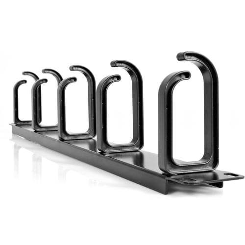 Panel de gestión de cables metálico para montaje en rack de 19 pulgadas y 1U de StarTech.com - Kit de gestión de cables para rack