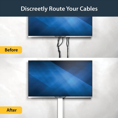 StarTech.com 3x3in Open Slot Wiring Cable Raceway Duct