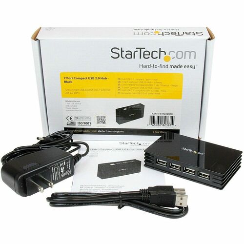 StarTech.com 7 Port USB 2.0 Hub - Hub - 7 ports