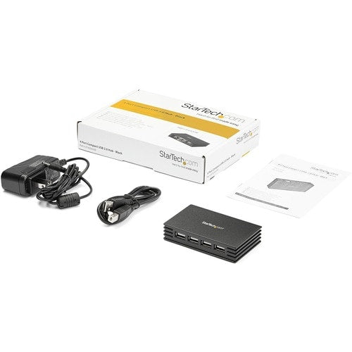 Concentrador USB 2.0 de 4 puertos StarTech.com - Concentrador - 4 puertos
