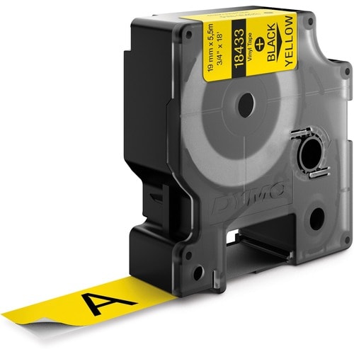 Dymo Colored Industrial Rhino Vinyl Labels - 3/4" (19 mm) Wi