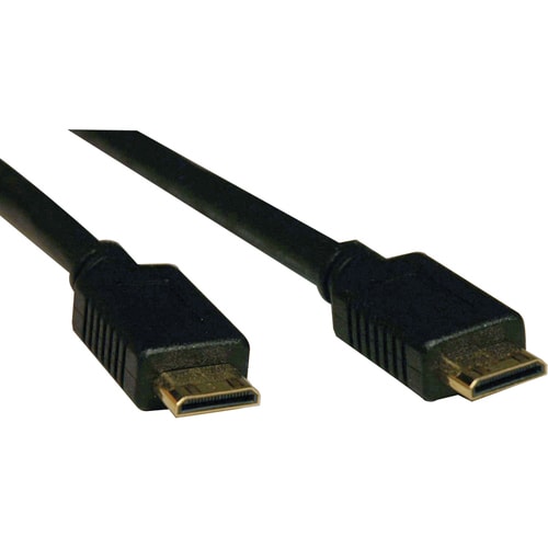 Cable de video digital Mini-HDMI a Mini-HDMI Gold de Tripp Lite by Eaton - 6 pies (1,83 m) HDMI V