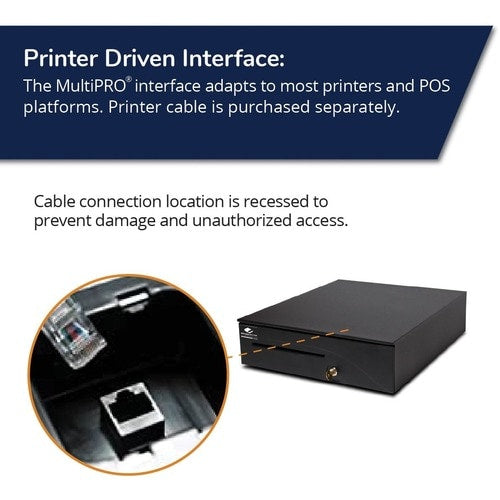 apg Heavy- Duty Point of Sale Cash Drawer | Series 100 T320BL1616 - USD 5 Bill -
