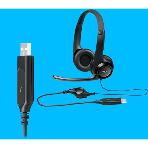 Logitech Padded H390 USB Headset - Stereo - USB