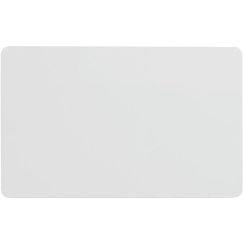 Cartes PVC blanches Zebra 15 MIL avec dos inscriptible, 500 cartes