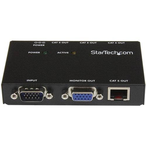 Extensor de vídeo VGA sobre CAT5 de 4 puertos StarTech.com