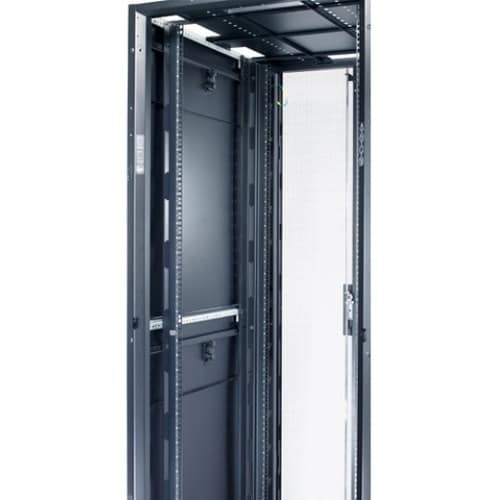 APC by Schneider Electric APC Vertical Mounting Rail with Square Holes - Black
