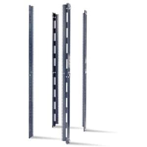 APC by Schneider Electric APC Vertical Mounting Rail with Square Holes - Black