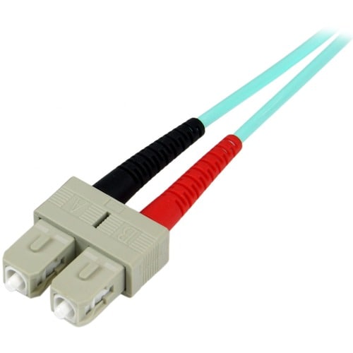 StarTech.com 10m (30ft) LC/UPC to SC/UPC OM3 Multimode Fiber Optic Cable