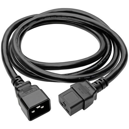 Câble d'extension d'alimentation Tripp Lite 6 pi C19 vers C20 robuste 20 A 12 AWG 6 pi