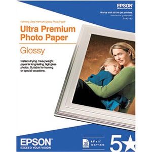 25-SHEET 8X11 GLOSSY ULTRA PREM PHOTO PAPR LETTER