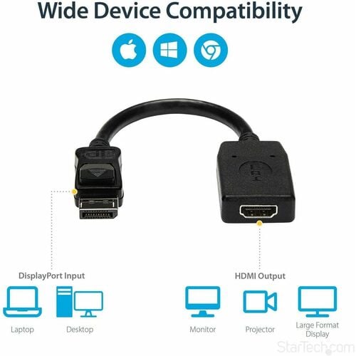 StarTech.com DisplayPort to HDMI Adapter
