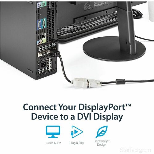 StarTech.com DisplayPort to DVI Adapter