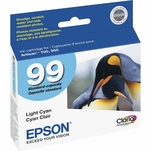 Cartucho de tinta original Epson Claria n.° 99 - Inyección de tinta - Ligero