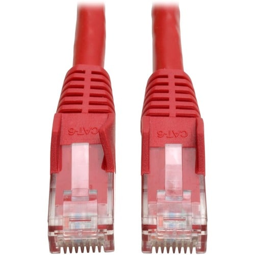 Cable de conexión UTP Cat6 de Tripp Lite - 6 m - 1 conector RJ-45 macho - 1 conector RJ-45 macho - Rojo