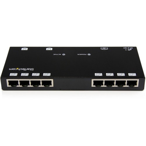 StarTech.com Extensor de Vídeo VGA de 8 Puertos sobre CAT5 - Extiende y distribuye una señal VGA a u