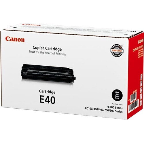 Canon E40 Black Toner Cartridge - Laser - 4000 Page - Black